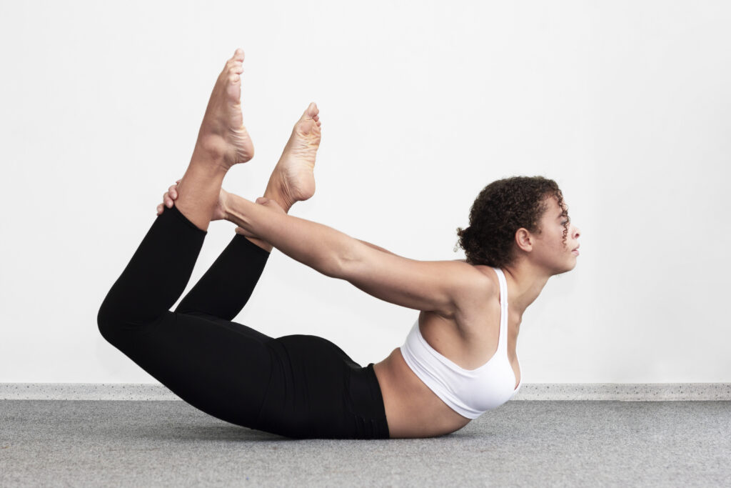 Dhanurasana pose