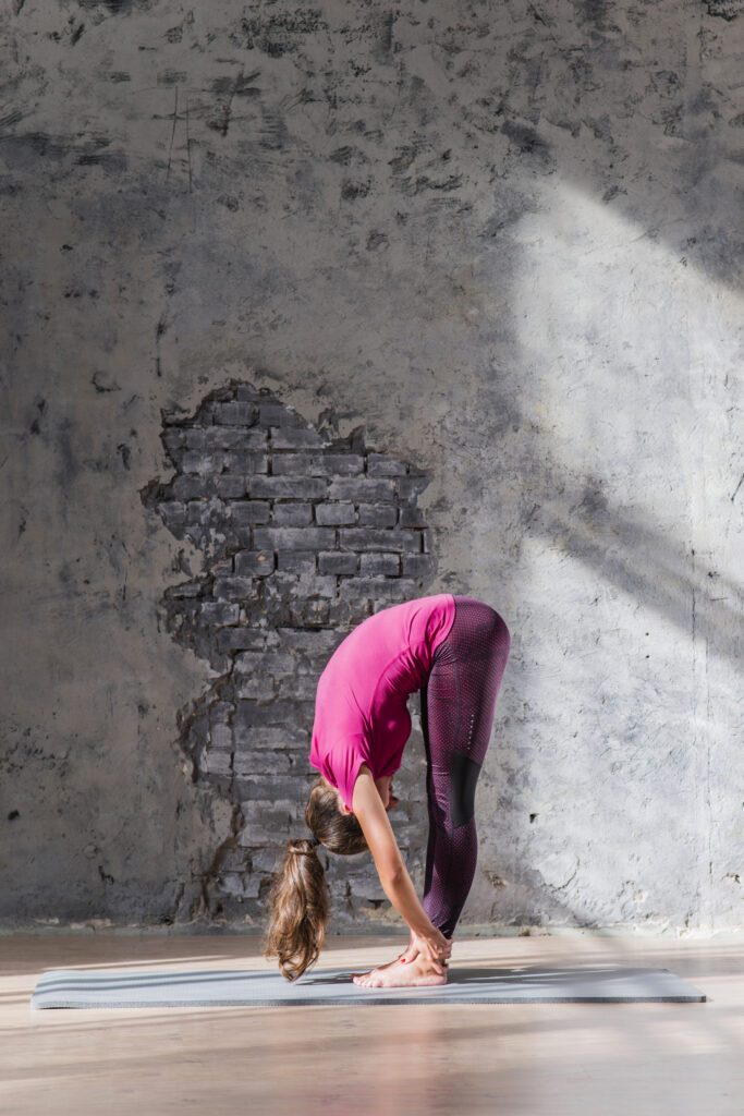 standing forward Bend pose              /uttanasana